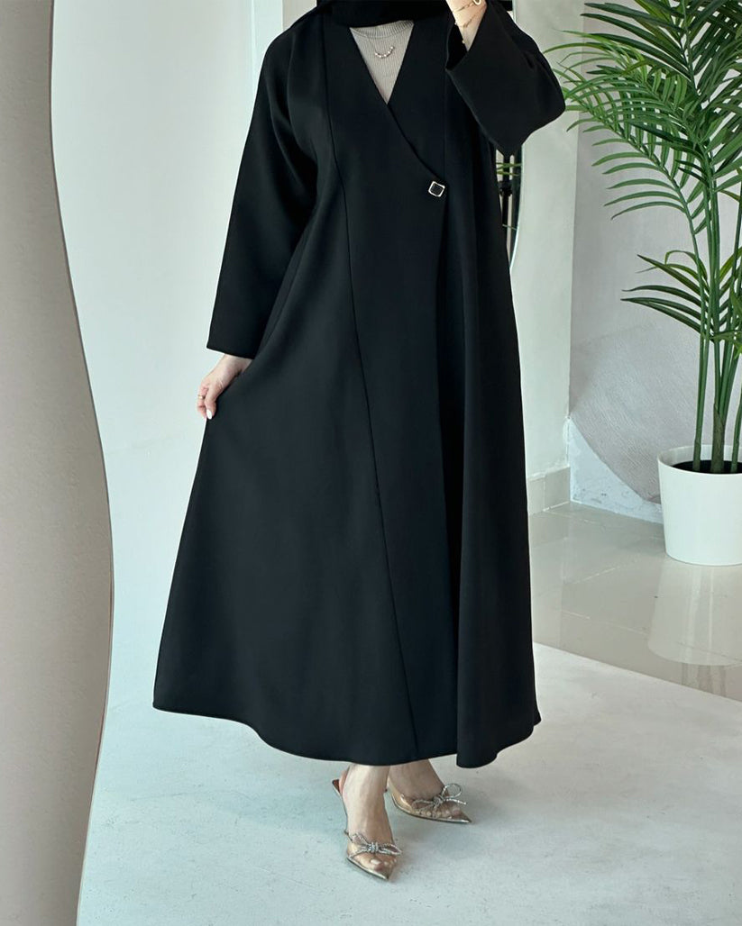 abayas in qatar-The Formal Office Abaya -  Lusso Moda