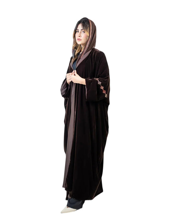 Brown Ember - Lusso Moda luxury abaya